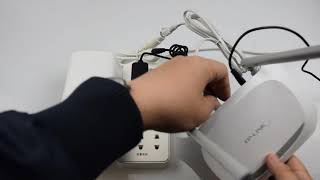 How to Configure VStarcam Security Camera C18S ethernet cable Connection [upl. by Ainoyek909]