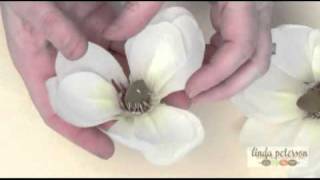 How to Make Magnolia Floral Wedding Centerpieces by Linda Peterson [upl. by Bucella516]