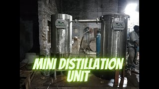 Mini SS 304 Distillation unit rose oil rose water distillation unit also for flowers and leafy plant [upl. by Trebmer895]