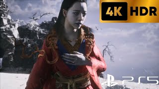 Rainha Yaoguai Estrela KangJin Black Myth Wukong PS5 Gameplay cinematográfica 4K HDR 60FPS [upl. by Nallid]