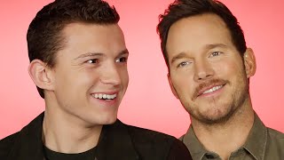 Tom Holland And Chris Pratt Find Out Which MarvelPixar Combo They Are [upl. by Noicnecsa635]