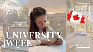 Weekly Vlog  cours vie étudiante quotidien et temps dautomne au Canada [upl. by Haily]