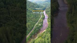 Kalnica Bieszczady  Poland Kamperem na dziko w Bieszczady schorts [upl. by Gilligan]