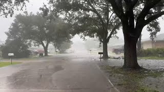 Hurricane Francine strikes Louisiana with 100 mph winds [upl. by Chapen253]