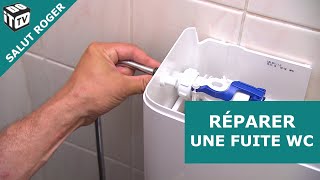 Réparer une fuite WC  Salut Roger [upl. by Atnima212]