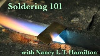 Soldering 101 Part 1  Jewelry Tips with Nancy [upl. by Glover152]