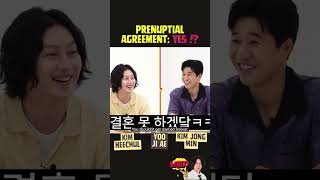 Heechul Yes to Prenuptial Agreement  KimJongNim YooJiAe KimHeeChul Heechul 김희철 金希澈 [upl. by Wolgast197]