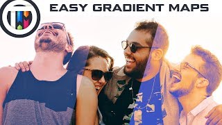 GIMP Tutorial  How to use Gradient Maps [upl. by Ydor603]