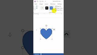 Cách vẽ hình trái tim trong Word [upl. by Ecilef775]