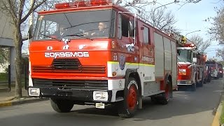 Desfile de Bomberos Voluntarios Pergamino [upl. by Eserahc]