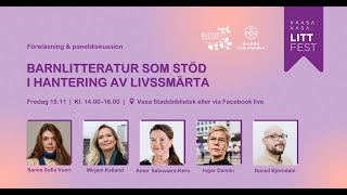 LittFest 2024 Barnlitteratur som stöd i hantering av smärta [upl. by Annayak]