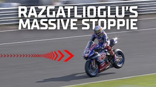 MASSIVE STOPPIE from Toprak Razgatlioglu  Most 2021 [upl. by Matias454]