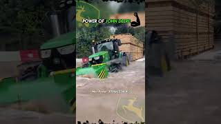 John Deere tractor vs FLOOD  Farmer vs Nature 🔥🌳 [upl. by Ermanno]