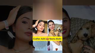 Crafter Aditi Vs Neetu Bisht shorts viral comparison CrafterAditi iamneetubisht [upl. by Sheridan]