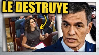 AYUSO DESTRUYE a PEDRO SÁNCHEZ DELANTE de TODA ESPAÑA  UTBED [upl. by Boice]