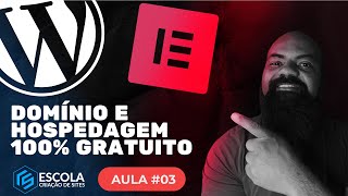 Como ter um site na internet gratis passo a passo em Wordpress com domínio e hospedagem gratuita [upl. by Aramit]