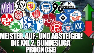 2 Bundesliga XXL Prognose 202324 ⤵️ TABELLE amp TALK ⤵️ 2 Liga Tabelle für Saison 2324 [upl. by Babara]