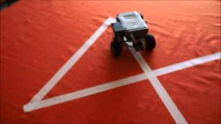 Odometry with mindstorms NXT [upl. by Eirahcaz]