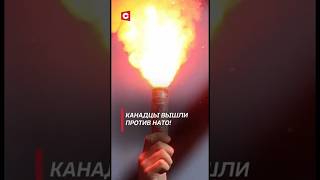 Канадцы вышли против НАТО Протесты охватили Монреаль канада политика нато новости shrots тв [upl. by Sheehan]