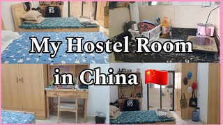 MY Hostel Room  Part 01💕🇨🇳 chineseuniversity hostelroom room china fyp viral university fy [upl. by Vlada]