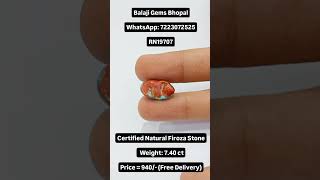 Certified Natural Firoza Stone  Whatsapp 7223072525  shorts youtubeshorts [upl. by Anos]