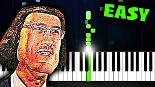 RUSH E  EASY Piano Tutorial [upl. by Kotta]