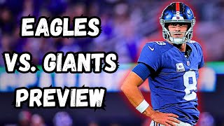 Eagles VS Giants Week 7 Preview [upl. by Hippel]