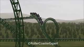 Helix at Liseberg NoLimits 2 Recreation Preview [upl. by Michael]