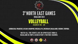 3rd North East Games Nagaland 2024  Volleyball  Day 2 [upl. by Lessirg552]