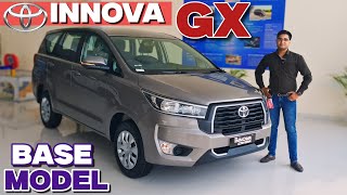 Toyota Innova Crysta Base Variant Review ✅ l Innova Crysta GX Variant Walkaround ✅🔥 l MRCars [upl. by Kilk18]