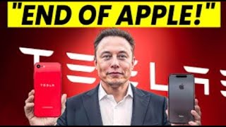 Elon Musks Tesla Model Pi Phone elonmusk tesla apple mobile innovation unitedstates fyp [upl. by Ahsenid]