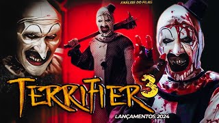 O FILME DE TERROR ATERRORIZANTE 3  LANÇAMENTO 2024 E INCRÍVEL [upl. by Nevarc739]