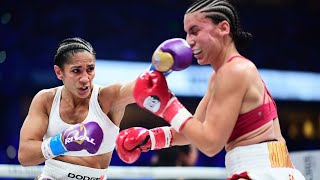 Amanda Serrano Puerto Rico vs Stevie Morgan USA  TKO Full Fight Highlights [upl. by Edlitam]