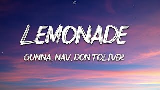 Internet Money amp Gunna  Lemonade Lyrics ft Don Toliver [upl. by Nagram]