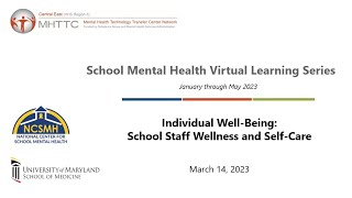 Individual WellBeing School Staff Wellness and SelfCare [upl. by Morley]