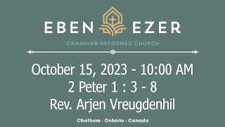 Ebenezer Canadian Reformed Church Stream [upl. by Tisha]