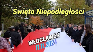 Święto Niepodległości 2024 we Włocławku [upl. by Marjana]