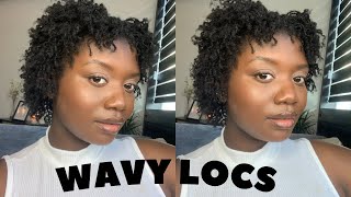 DEFINED BRAID OUT on SHORT LOCS [upl. by Tiphanie]