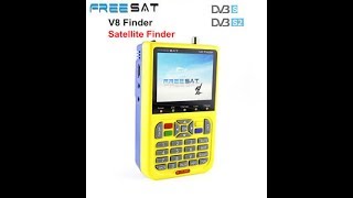 Lcd Display freesat v8 Sat Finder [upl. by Pomeroy51]