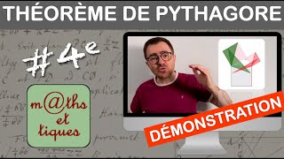 DÉMONSTRATION du théorème de Pythagore  Quatrième [upl. by Casper]