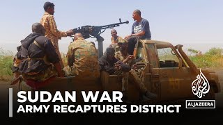 Fighting in Omdurman Army recaptures more territory from RSF [upl. by Esenej242]