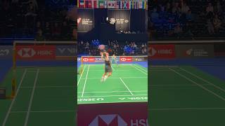 Jonatan Christie Badminton Smash smash smashin badmintonsmash [upl. by Airdnola]