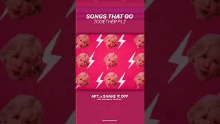 APT x Shake It Off Short Mashup  Songs That Go Together Pt2 Short Mashup 8 [upl. by Atiner792]