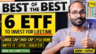 Best 6 ETFs to Invest for Long Term for Every Investor  High Volume ETF in India for Long Term [upl. by Ezeerb]