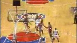 Pistons vs Bulls 1989 game 1 2 [upl. by Eerbua]