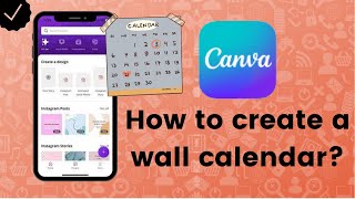 How to create a wall calendar on Canva [upl. by Neiv24]