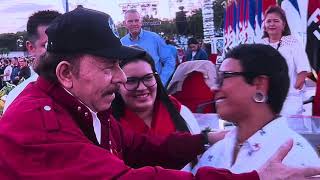 Nicaraguan President Daniel Ortegas speech on anniversary of Nicaraguan revolution [upl. by Luana28]