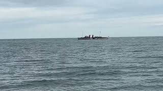 Waverley paddle steamer passes Ventnor Isle of Wight [upl. by Davenport]