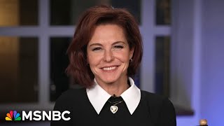 See Stephanie Ruhle react after her exclusive interview with Kamala Harris [upl. by Han832]