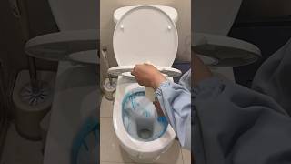 🚽🫧 ASMR CLEANING THE TOILET  DRY MOPPING 👌🏻 [upl. by Tolmach]